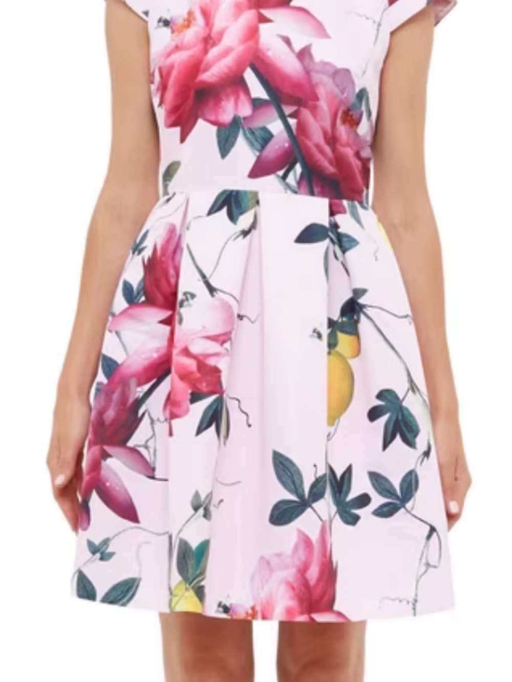 Ted Baker Tillea Citrus Bloom Dress size 1 (US 2/4)